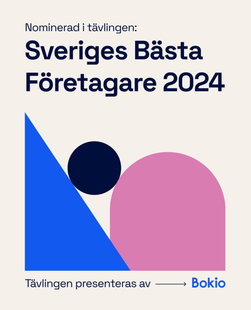 Nominerad i tävlingen Sveriges Bästa Företagare 2024